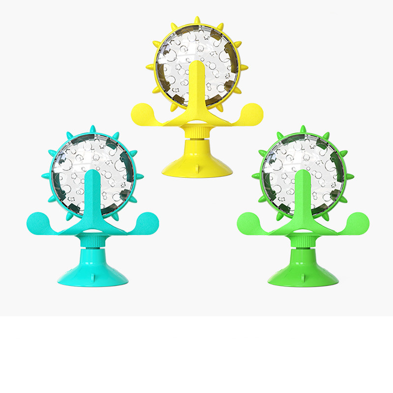 Spinning Windmill Treat Dispenser Toy for Dogs & Cats