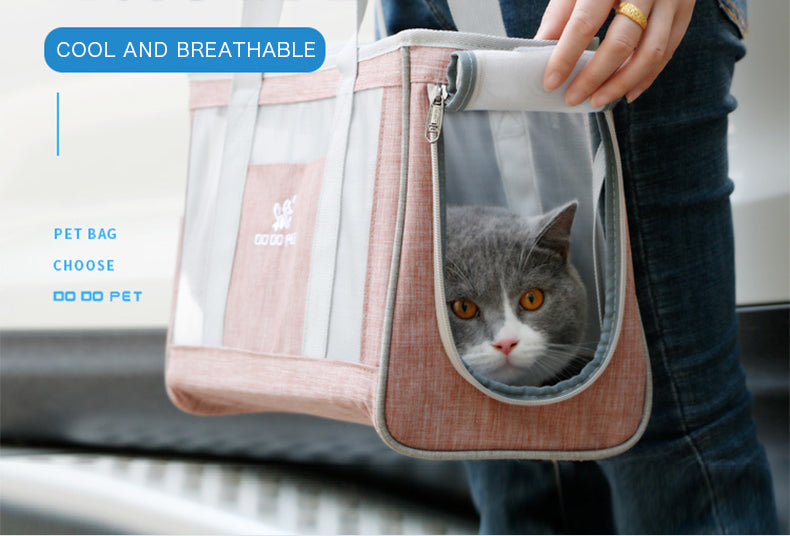 Portable Pet Carrier for Cats & Small Dogs