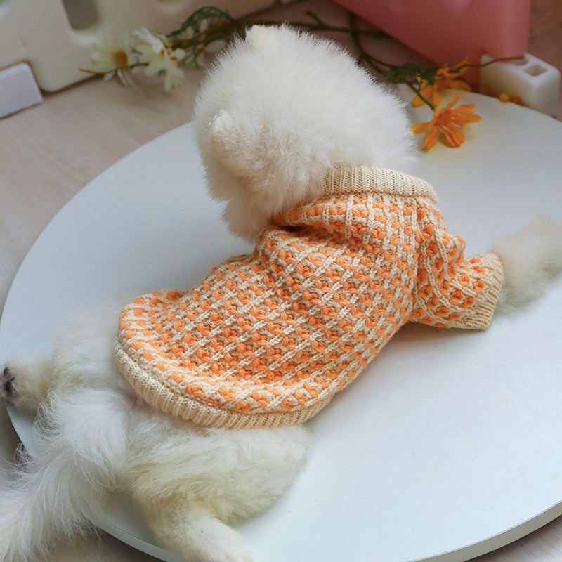 Pet Orange Sweater for Dogs & Cats