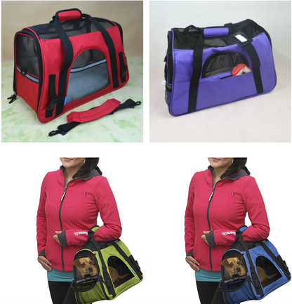 Portable Travel Pet Carrier for Cats & Small Dogs