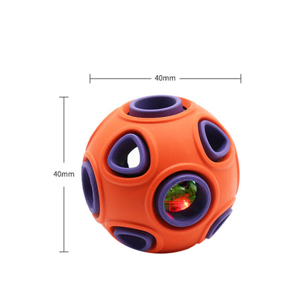 Luminous Sounding Pet Toy Ball for Dogs & Cats