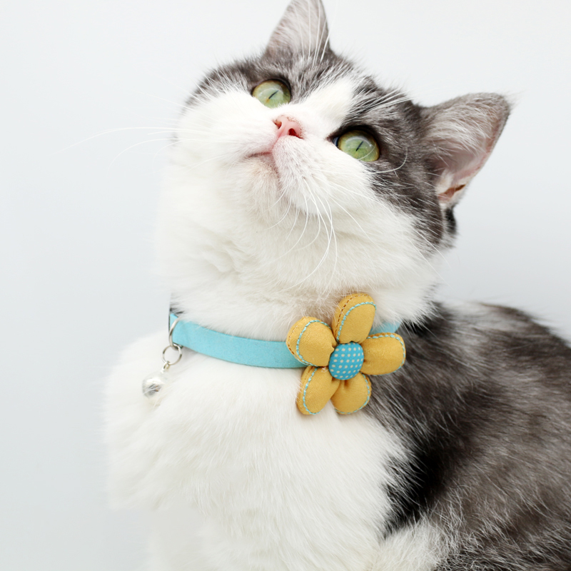 Adjustable Pet Collar with Bell for Cats and Dogs