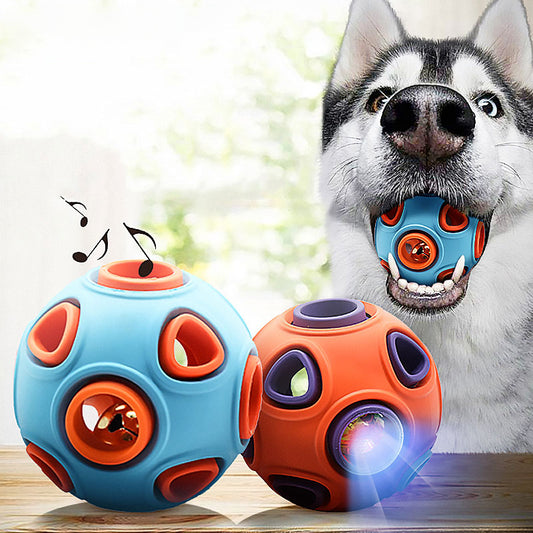 Luminous Sounding Pet Toy Ball for Dogs & Cats