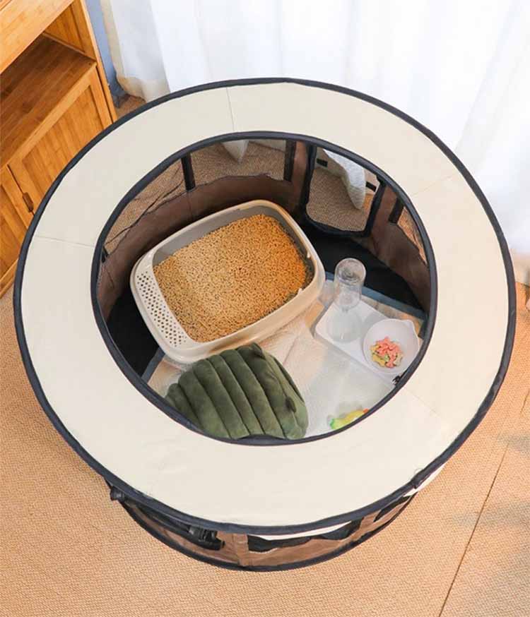 Outdoor Portable Foldable Pet Playpen for Cats & Small Dogs