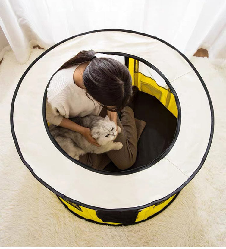 Outdoor Portable Foldable Pet Playpen for Cats & Small Dogs