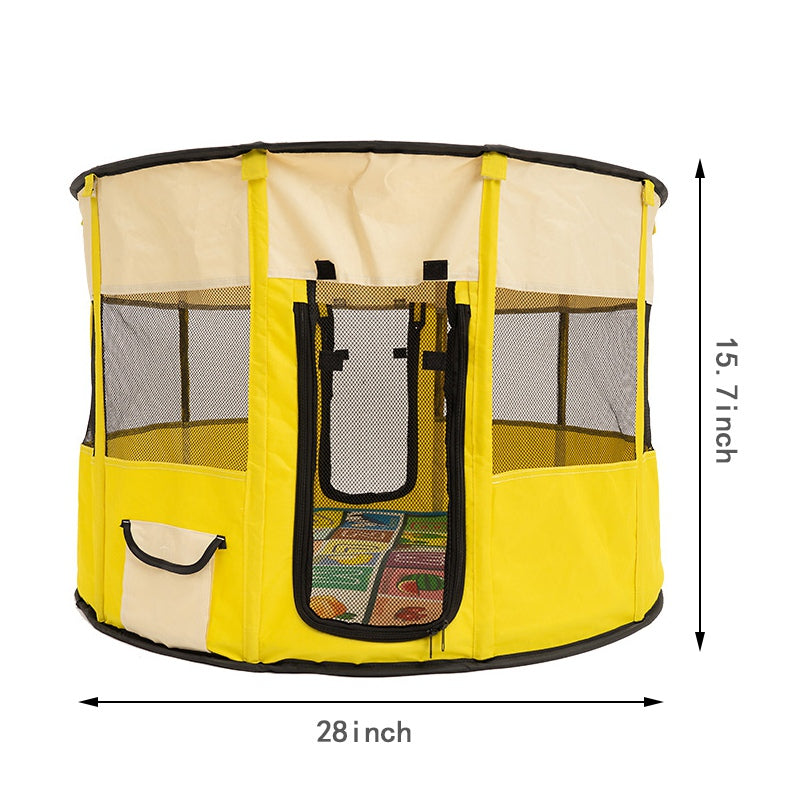 Outdoor Portable Foldable Pet Playpen for Cats & Small Dogs