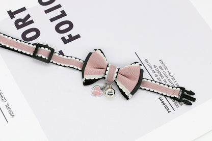 Adjustable Pet Collar with Bell for Cats and Dogs