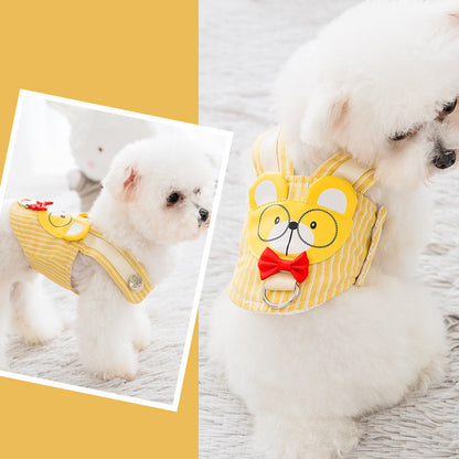 Cute Pet Harness and Leash Set for Cats, Small and Medium-sized Dogs