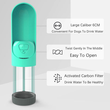 Multifunctional Portable Water Bottle for Dogs & Cats