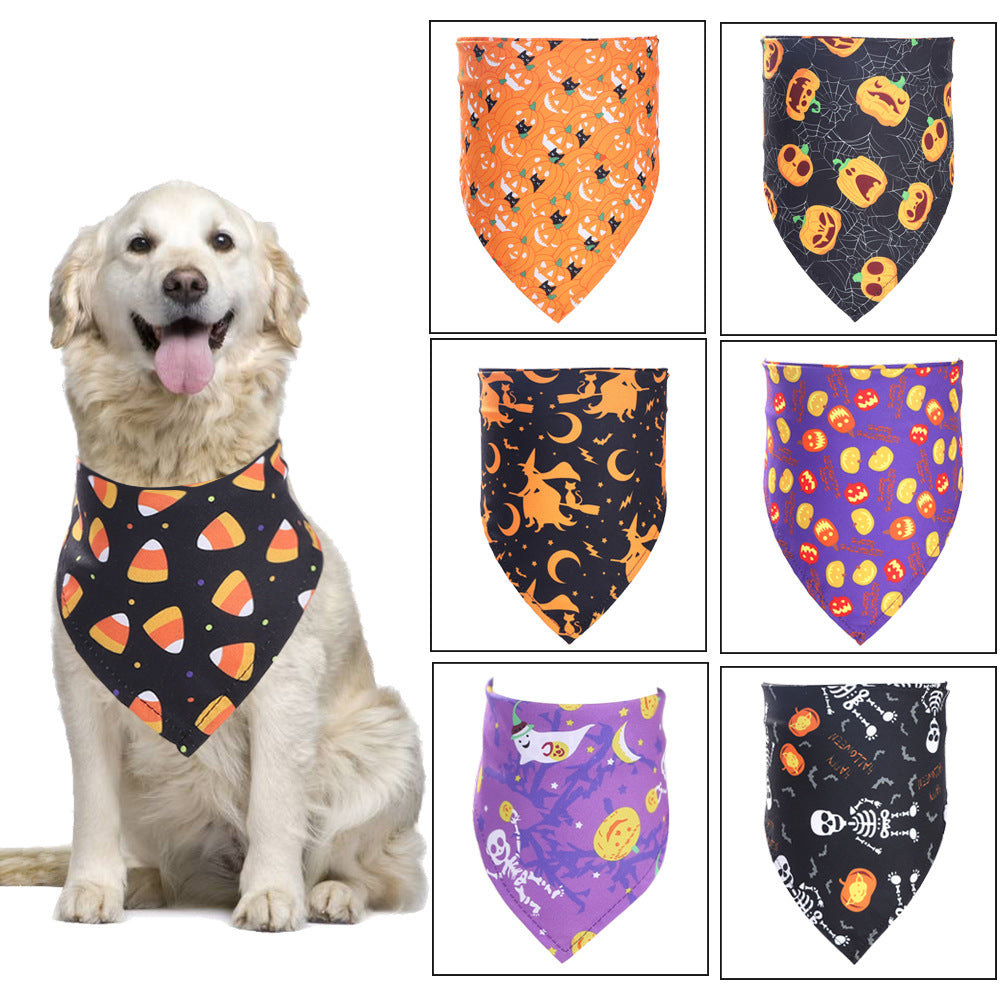 Halloween Pet Bandana for Dogs & Cats