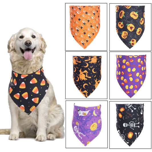 Halloween Pet Bandana for Dogs & Cats