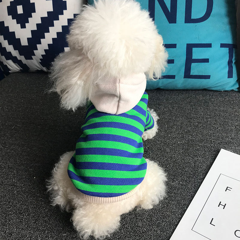 Pet Striped Hoodie for Dogs & Cats