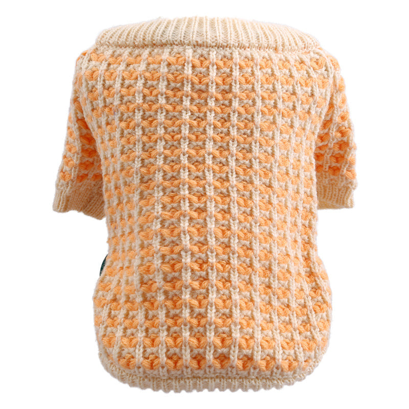 Pet Orange Sweater for Dogs & Cats