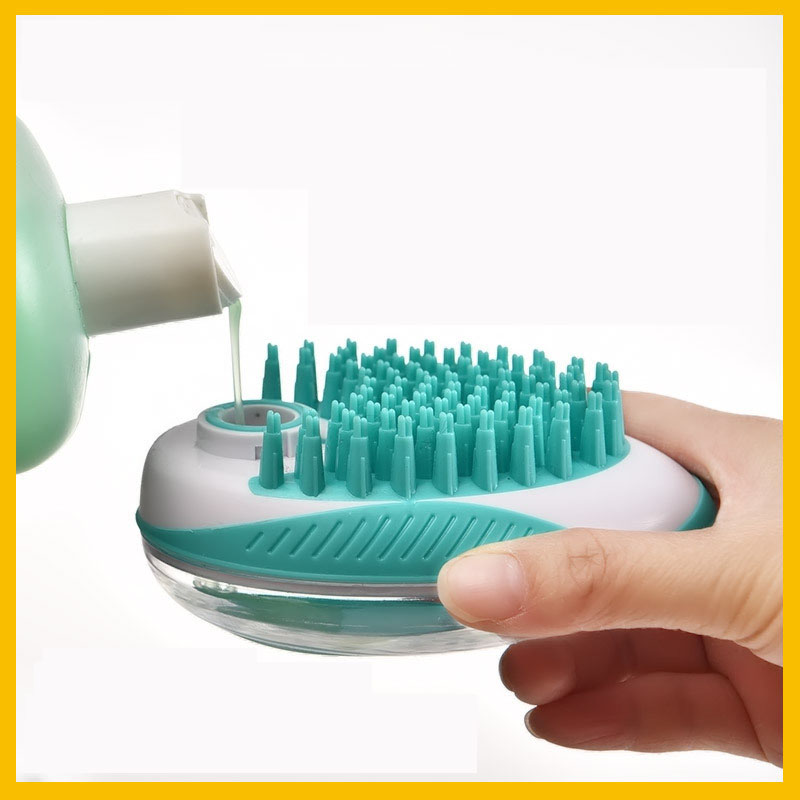 Pet Bath & Massage Brush for Dogs and Cats