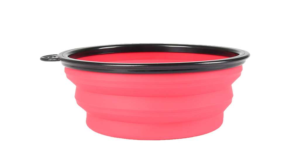 Outdoor Collapsible Pet Slow Feeding Bowl for Dogs & Cats