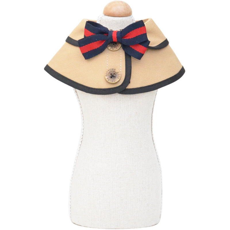 Pet Bow Tie Saliva Towel for Cats & Small Dogs