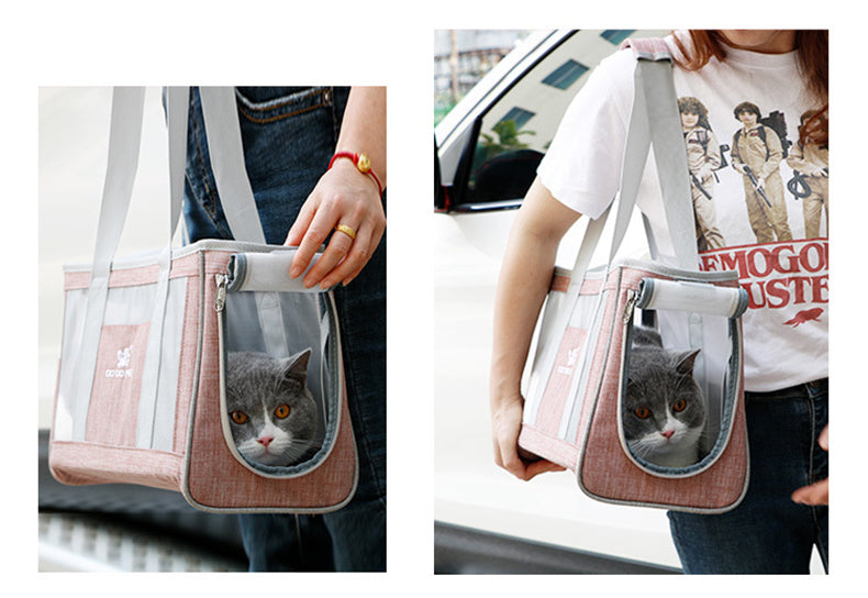 Portable Pet Carrier for Cats & Small Dogs