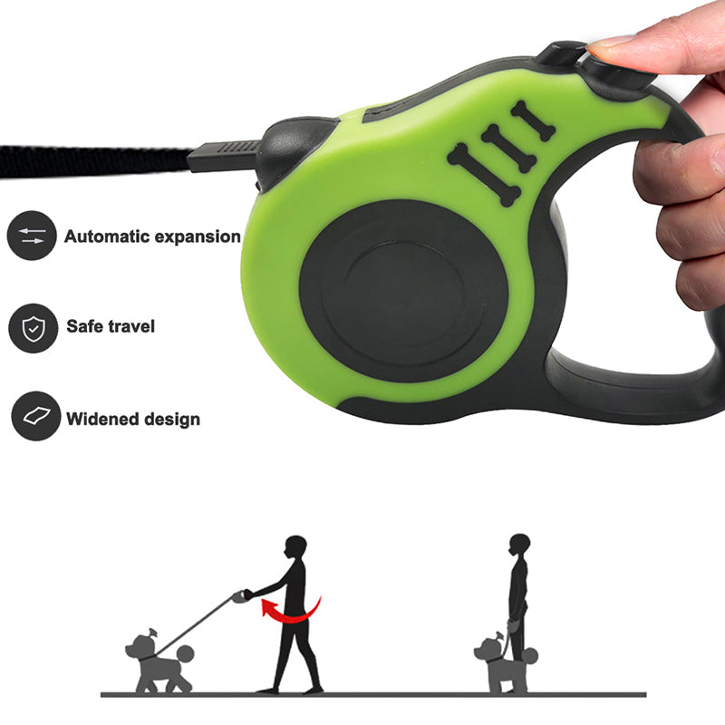 Retractable Pet Leash for Dogs & Cats