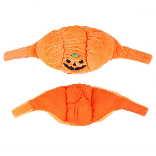 Halloween Pumpkin Pet Hat for Cats & Small Dogs