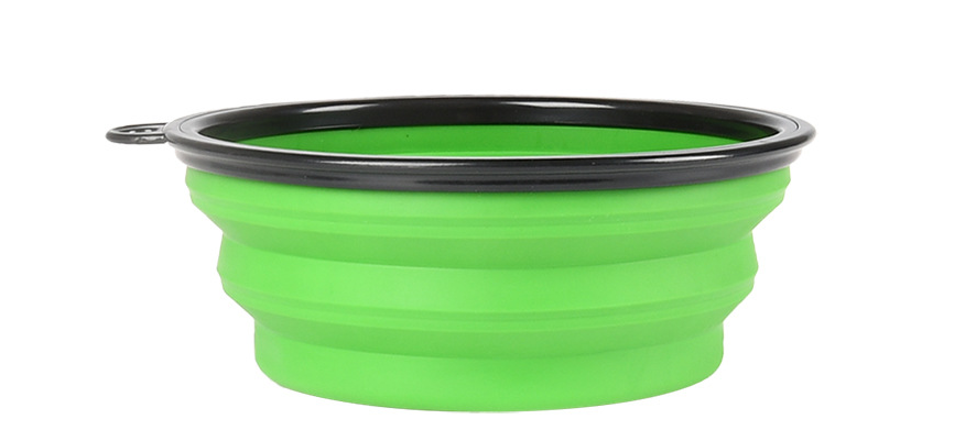 Outdoor Collapsible Pet Slow Feeding Bowl for Dogs & Cats