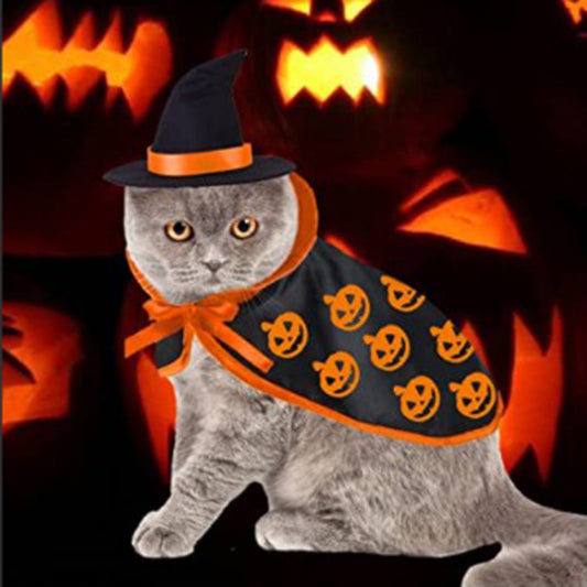 Halloween Pet Cloak for Cats and Small Dogs